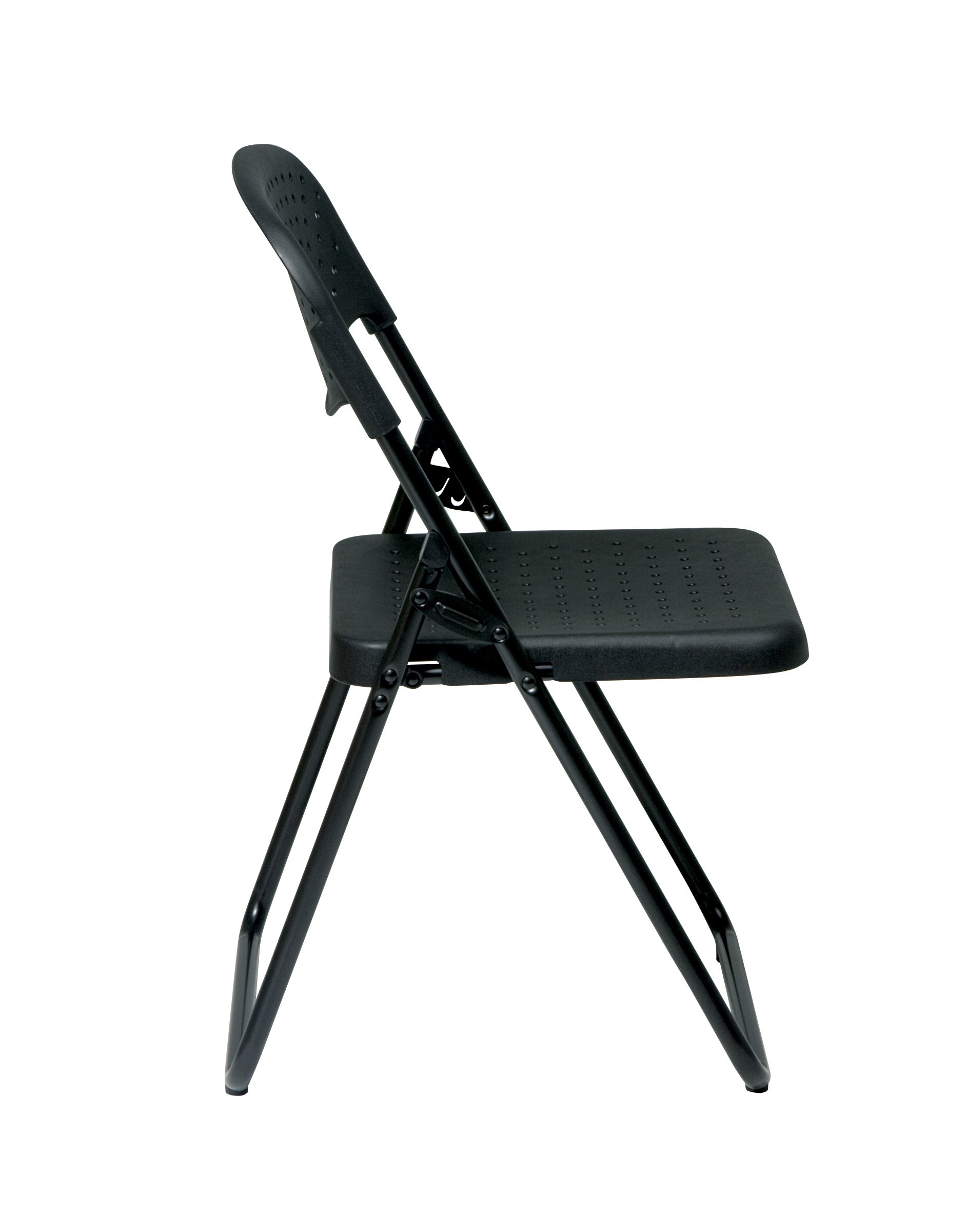 Folding Chair with Plastic Seat and Back